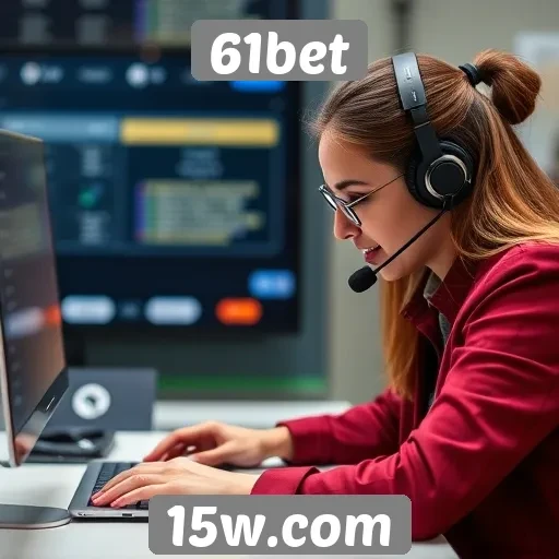 Apoio ao cliente do 61bet é eficiente e acessível