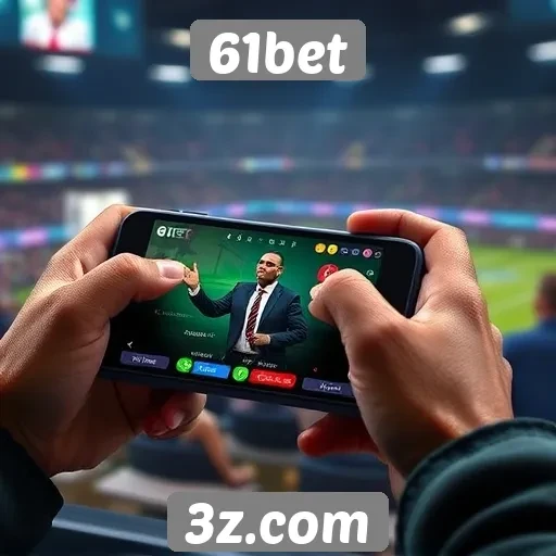 Acessibilidade do site 61bet para dispositivos móveis